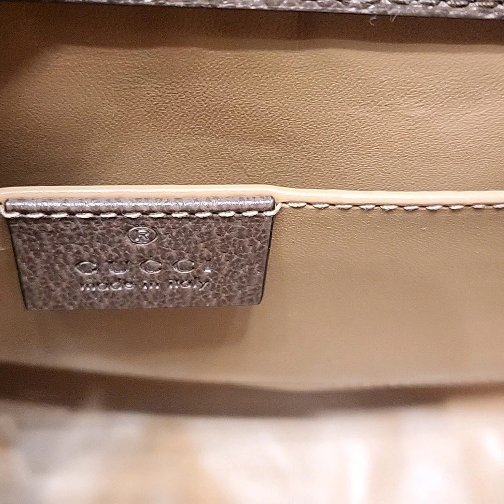 Gucci Diana NM Bamboo Handle Tote Jumbo GG Canvas Medium Brown - Picture 6 of 12